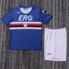 1990-1991 Sampdoria Home Retro Football Jersey for Children