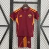 25-26 season Roma home children's football jersey