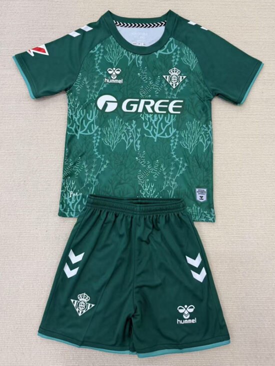 25-26 Real Betis Dark Green Kids Soccer Jersey