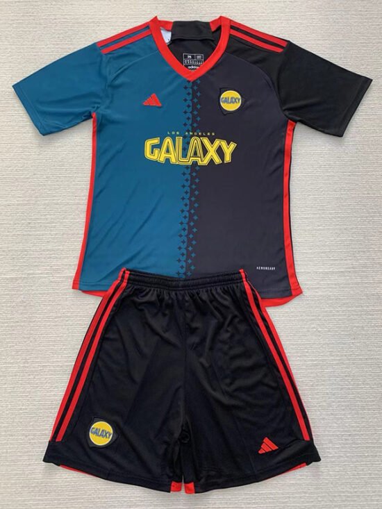 2024-25 season Los Angeles Galaxy third away game children's soccer jersey