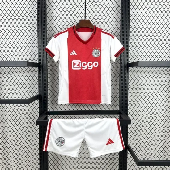 25-26 season Ajax home children's football jersey