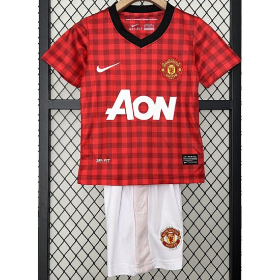 2012-2013 Manchester United Home Retro Football Jersey for Children