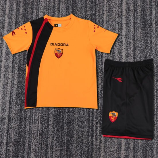 2005-2006 Roma Home Kids Retro Soccer Jersey