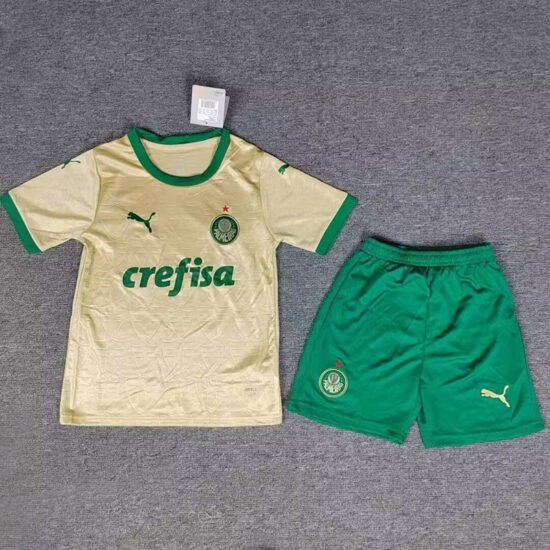 Palmeiras' third away children's football jersey for the 24-25 season
