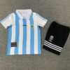 1994 Argentina Home Stadium Children's Retro Soccer Jersey
