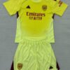 25-26 ARS Light Yellow Goalkeeper Children's Soccer Jersey