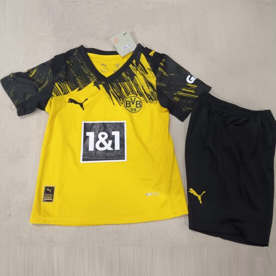 25-26 season Borussia Dortmund home children's football jersey