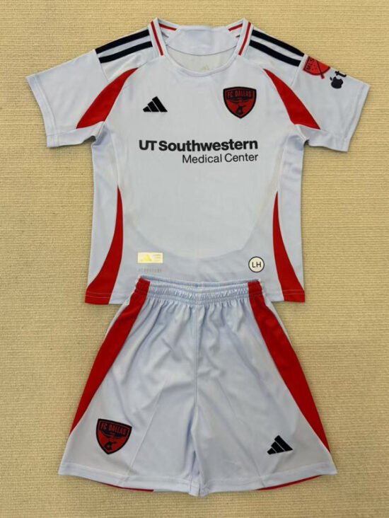 25-26 Dallas away children's soccer jersey (with patch)