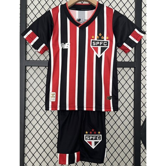 24-25 Sao Paulo Away Kids Soccer Jersey