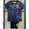 24-25 Brazil Blue Special Edition Kids Soccer Jersey *Jesus Blue