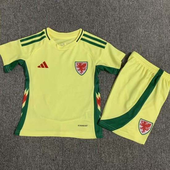 2024-25 Welsh away children's football jersey