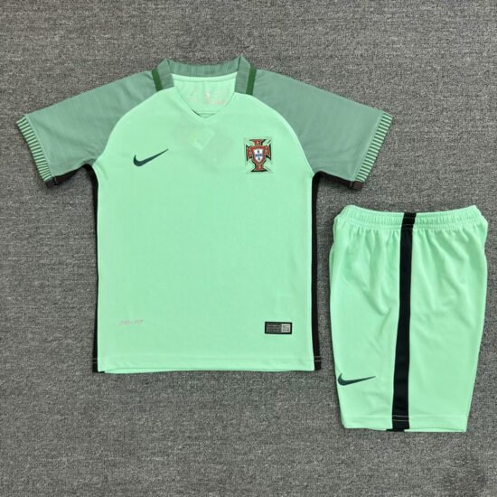 2016 Portugal Away Retro Children's Soccer Jersey