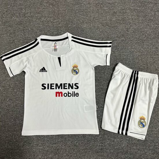 2003-2004 RMA Home Stadium Retro Children's Soccer Jersey