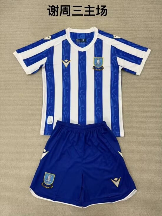 25-26 season Sheffield Wednesday home children's football jersey