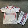 2006 French away retro children's soccer jersey