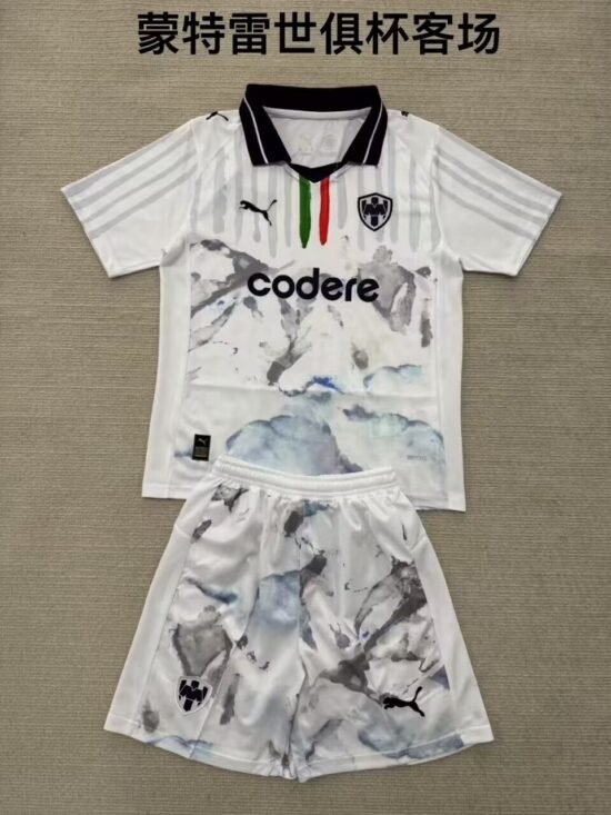 25-26 season Monterrey Club World Cup away children's soccer jersey