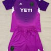 25-26 season Austin FC purple goalkeeper children's soccer jersey