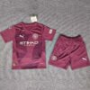 2024-25 Manchester City third away game children's football jersey