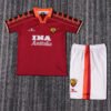 1998-1999 Roma Home Stadium Children's Retro Soccer Jersey