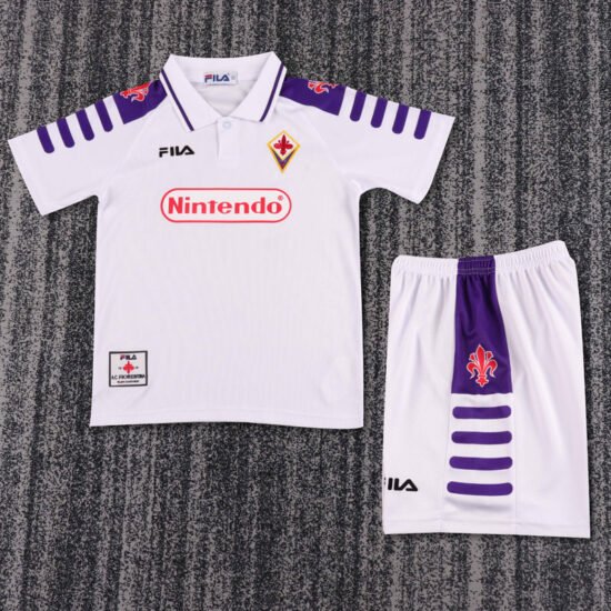 1998-1999 Fiorentina away retro children's football jersey