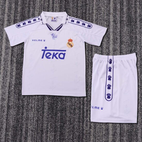 1994-1996 RMA Home Kids Retro Soccer Jersey