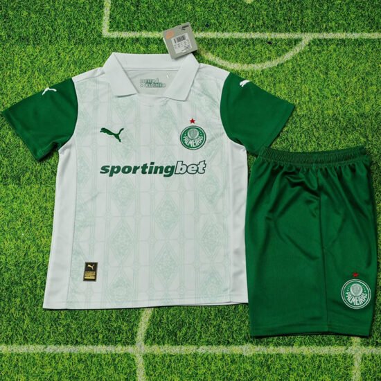 25-26 Palmeiras Away Kids Soccer Jersey