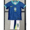 24-25 Brazil Away Kids Soccer Jersey