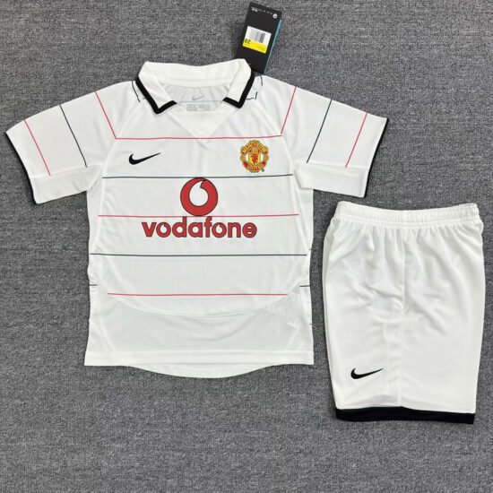 2003-2005 Manchester United Away Retro Children's Football Jersey