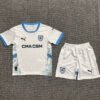 2024-25 Marseille home children's football jersey