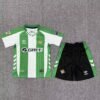 25-26 season Real Betis home children's football jersey
