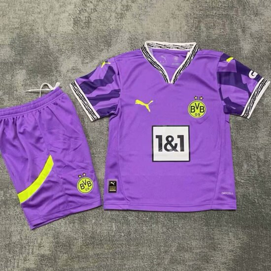 2024-25 Borussia Dortmund Purple Special Edition Children's Football Jersey