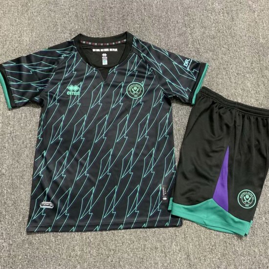 2024-25 Sheffield United away children's football jersey