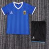 1986 Argentina away game children's retro football jersey