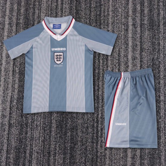 1996 England away retro children's football jersey