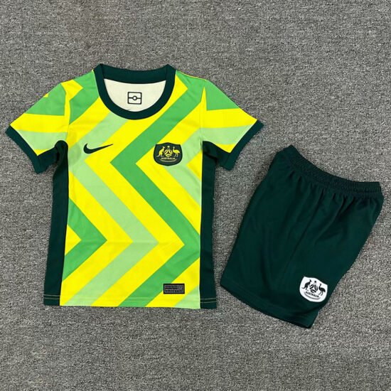 25-26 season Australian home children's soccer jersey