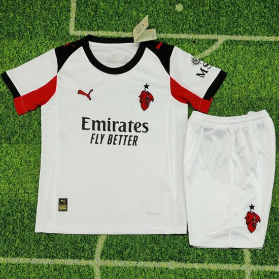 25-26 ACM Away Kids Soccer Jersey
