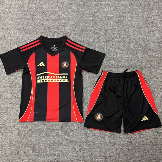 25-26 season Atlanta United home children's soccer jersey