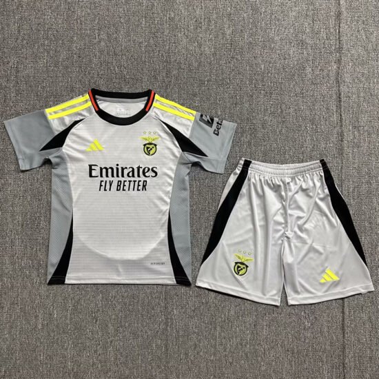 Benfica's third away game children's football jersey for the 2024-25 season