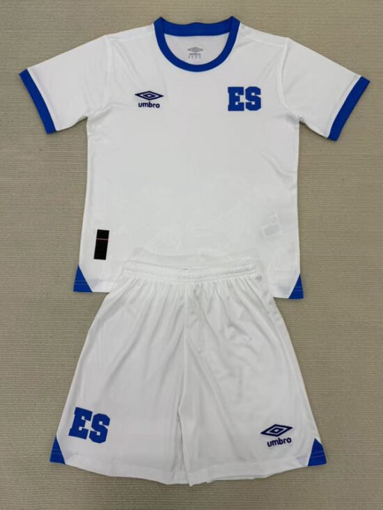 25-26 season El Salvador away children's football jersey