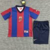 1998-1999 season Barcelona away team children's retro football jersey