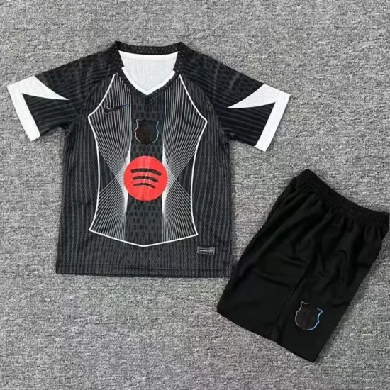 25-26 BAR Black Concept Children's Soccer Jersey