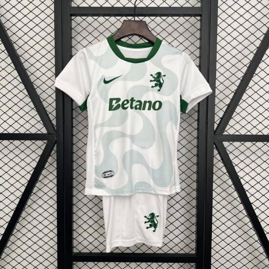 25-26 season Lisbon away children's football jersey