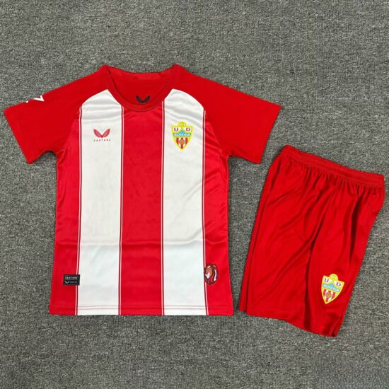 2024-25 UD Almeria Home Children's Soccer Jersey