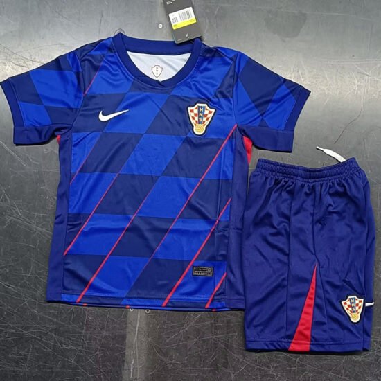 2024-25 Croatia away children's football jersey