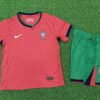 24-25 Portugal Home Kids Player Version Soccer Jersey