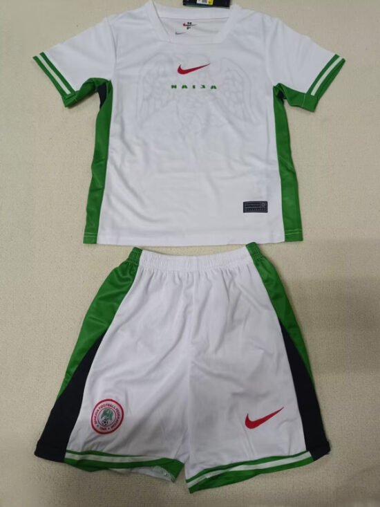 2024-25 Nigeria home children's soccer jersey