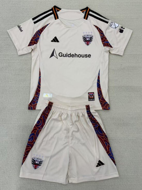 25-26 D.C.United Away Kids Soccer Jersey (带章)