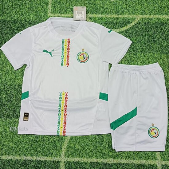 24-25 Senegal Home Kids Soccer Jersey