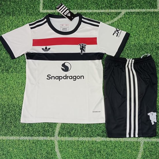 Manchester United 24-25 season third away game children's football jersey