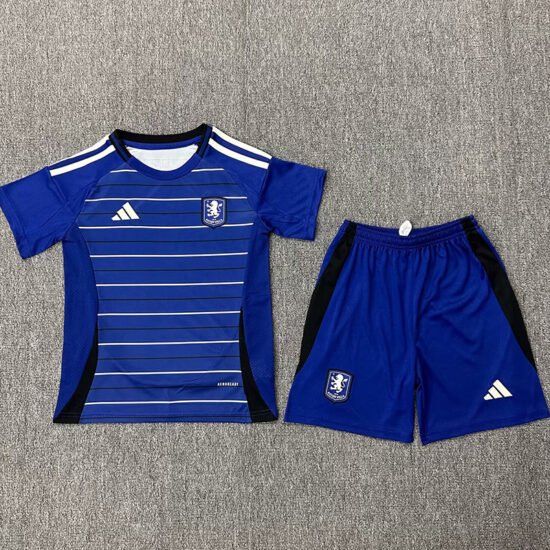 24-25 Aston Villa Third Kids Soccer Jersey